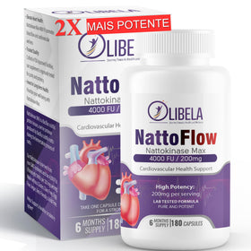 OLIBELA Nattokinase 4 000 FU 180 capsules vue de face