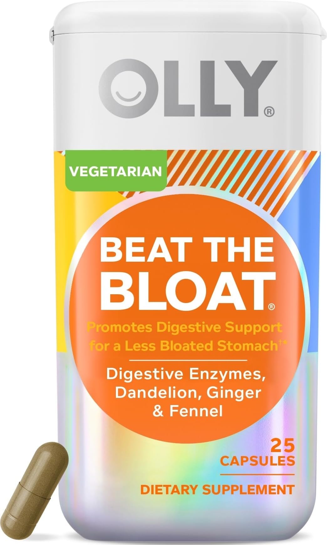 OLLY Capsules de soutien daily, flacon de 25 capsules