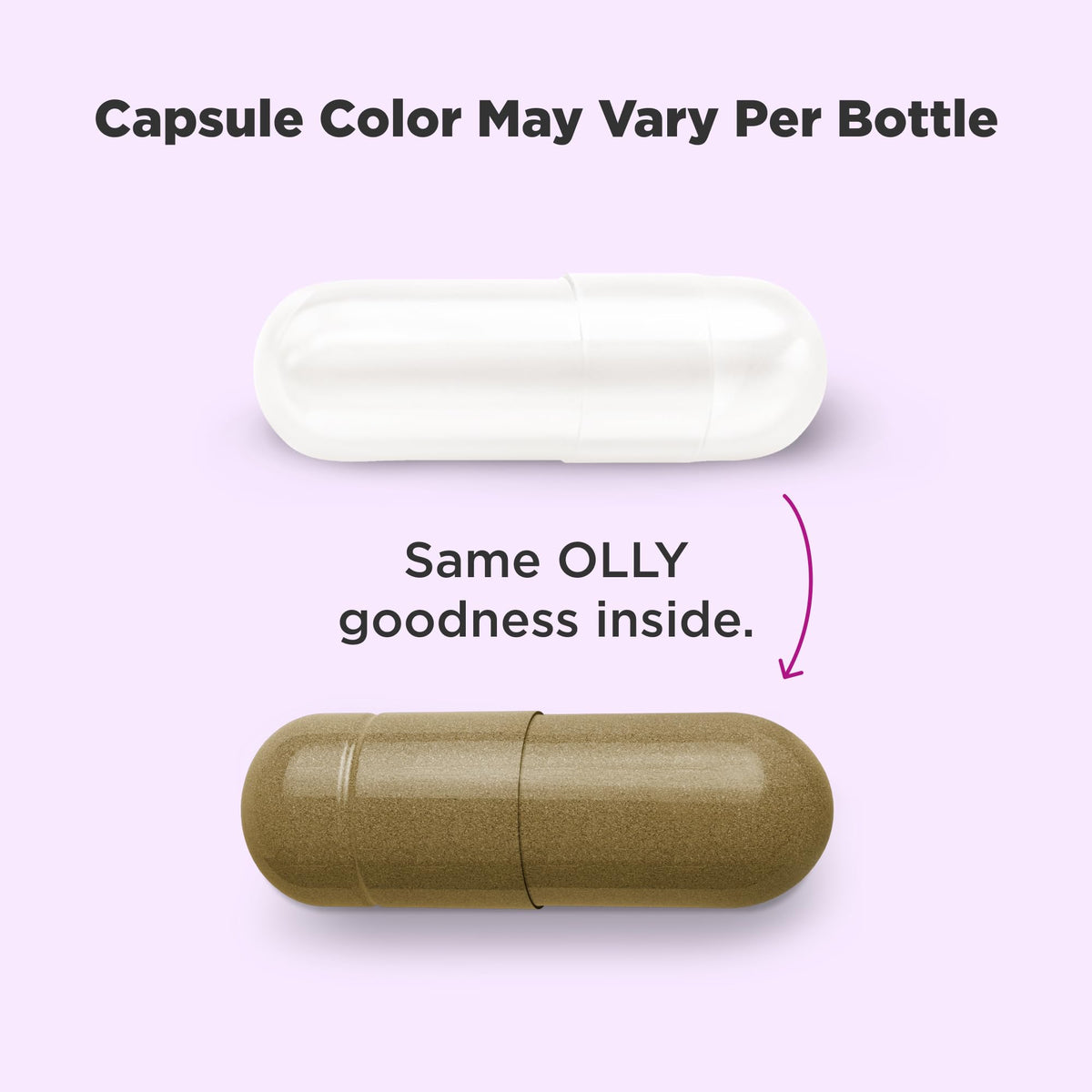 OLLY Capsules de soutien daily, vue de côté