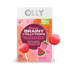 OLLy Focus Buddies L’OLLY Pops boîte de 25 lollipops vue de face