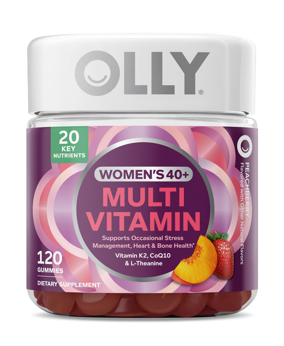 OLLY Gummies Femmes 40+ 120 gummies vue avant