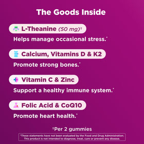 OLLY Gummies Femmes 40+ bouteille avec bouchon