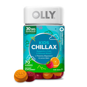 OLLY Kids Chillax Gummies 70 pièces, bouteille vue de face