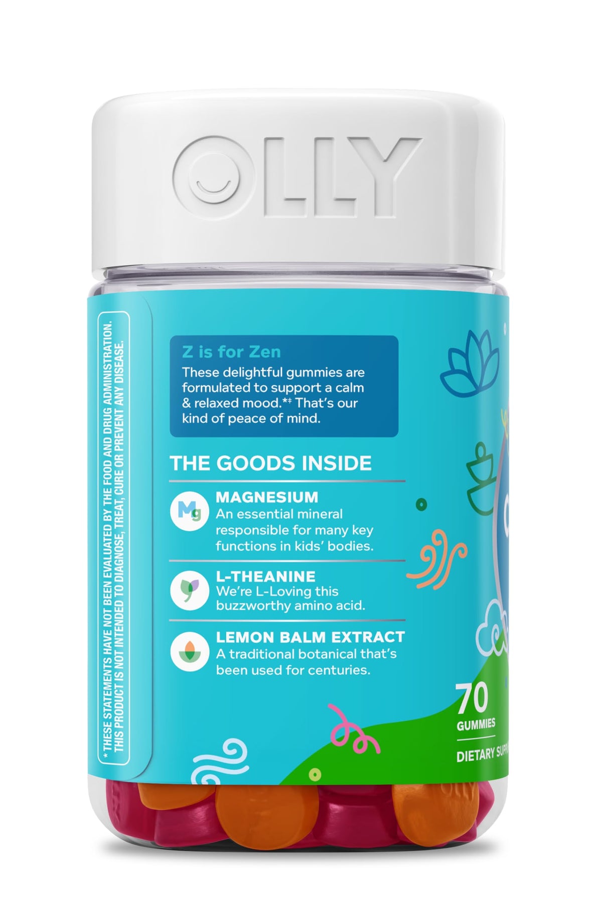 OLLY Kids Chillax Gummies, présentation des gommes