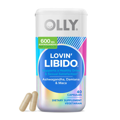 OLLY Lovin' Libido 40 gélules boîte vue de face