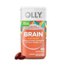 OLLY Softgels Cérébral Ultra Fort 60 comprimés, vue avant