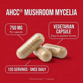 Olympian Labs AHCC 750mg pot de 120 capsules