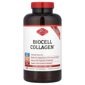 Olympian Labs Biocell Collagène II 1500mg capsules en bouteille
