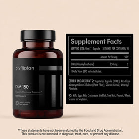 Olympian Labs DIM 150mg capsules side view