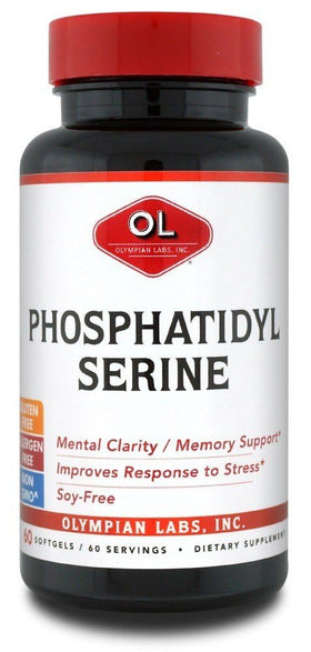 Olympian Labs Phosphatidylserine Complex 60 capsules vue de face