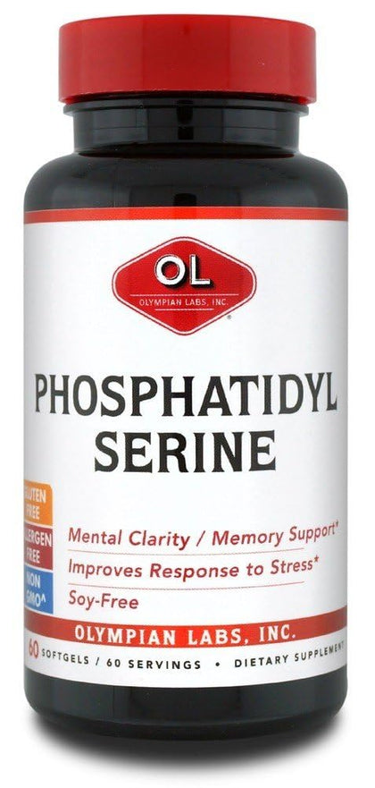 Olympian Labs Phosphatidylserine Complex 60 capsules vue de face