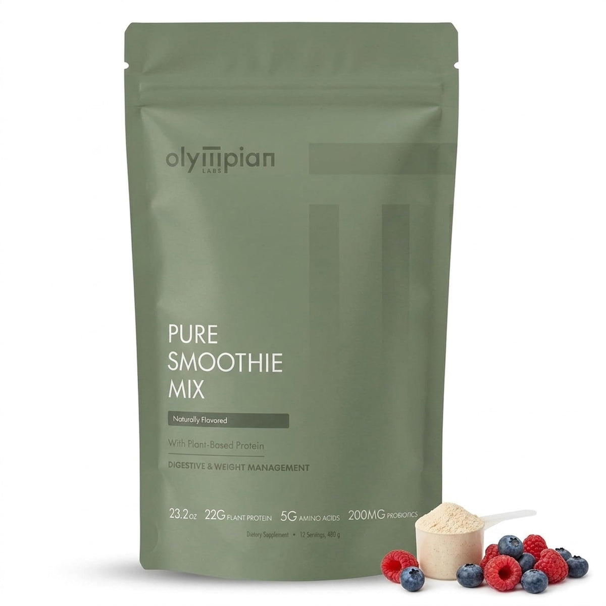 Olympian Labs Pure Smoothie Mix avec fruits et légumes