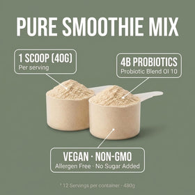 Olympian Labs Pure Smoothie Mix en préparation de smoothie