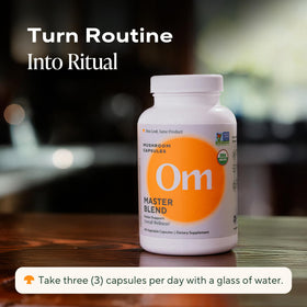 OM MUSHROOM SUPERFOOD Capsules de Champignons Bio - format de capsule