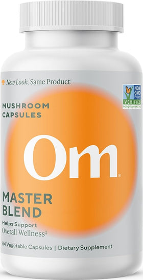OM MUSHROOM SUPERFOOD Capsules de Champignons Bio - vue de face
