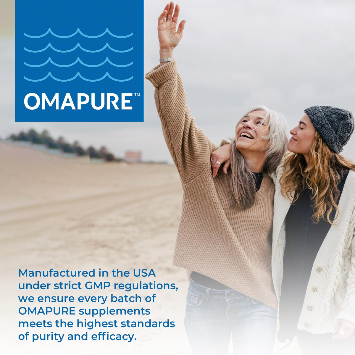 OMAPURE Huile de Poisson Omega 3 flacon ouvert