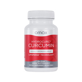 Omax3 Complément Alimentaire Curcuma Curcumine 60 Gélules vue de face