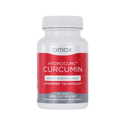 Omax3 Complément Alimentaire Curcuma Curcumine 60 Gélules vue de face