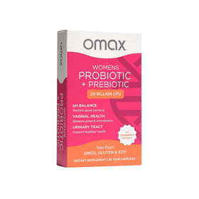 Omax3 Complément Alimentaire Probiotiques Femmes 30 Capsules Végétales vue de face