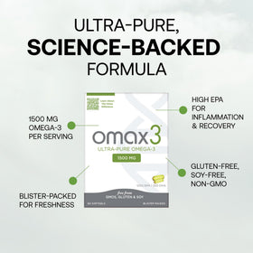 Omax3 Huile de Poisson Omega 3 informations nutritionnelles