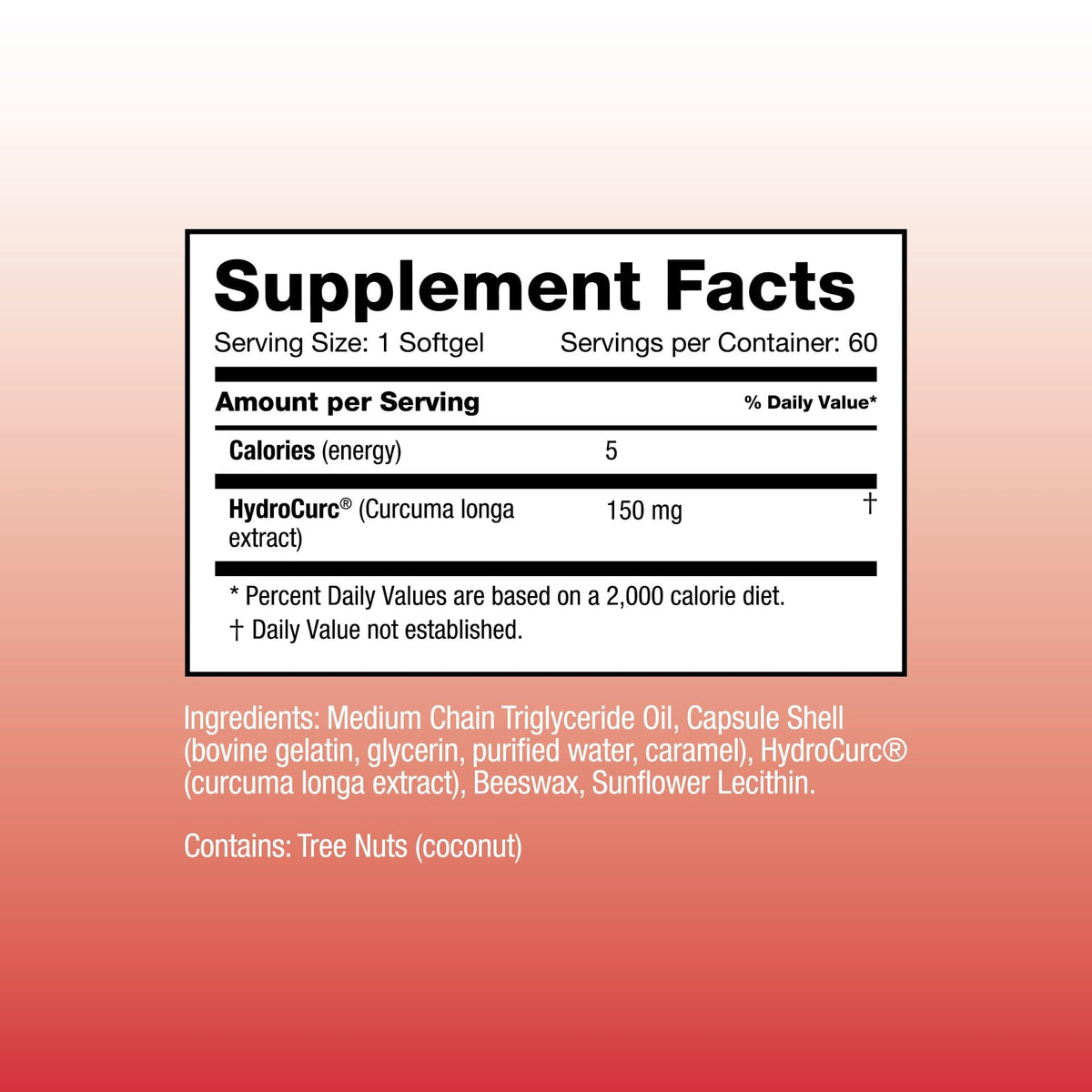 Omax3 HydroCurc gélules avec label sur l'absorption
