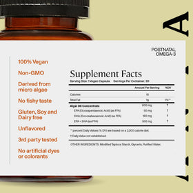 Omega-3 vegan d'ANYA sous forme de gélules