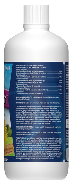Omega Alpha Liver Flush 500ml avec verre doseur