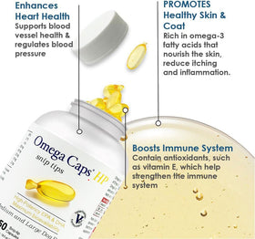 OMEGA-CAPS ES Omega-Caps HP Capsules ouvertes avec huile de poisson