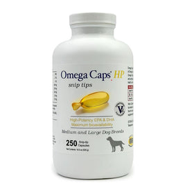 OMEGA-CAPS ES Omega-Caps HP Huile de Poisson 250 Capsules vue de face