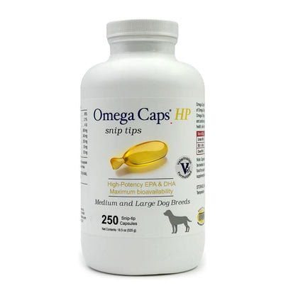 OMEGA-CAPS ES Omega-Caps HP Huile de Poisson 250 Capsules vue de face