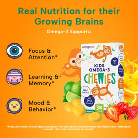 OmegaVia Omega 3 Chewies emballage individuel