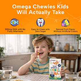 OmegaVia Omega 3 Chewies goût fraise-citron
