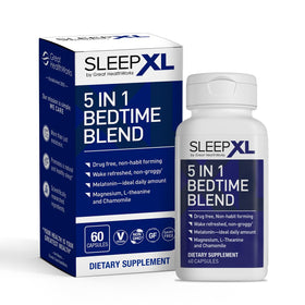 OmegaXL SleepXL 60 capsules vue de face avec emballage