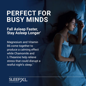 OmegaXL SleepXL boîte ouverte avec capsules visibles