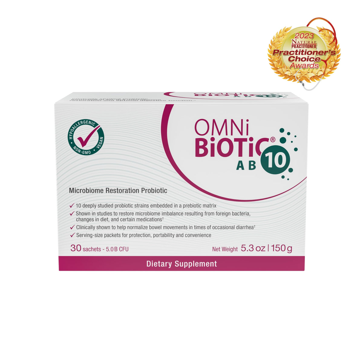 OMNi BiOTiC AB 10 Poudre Probiotique 32g emballage