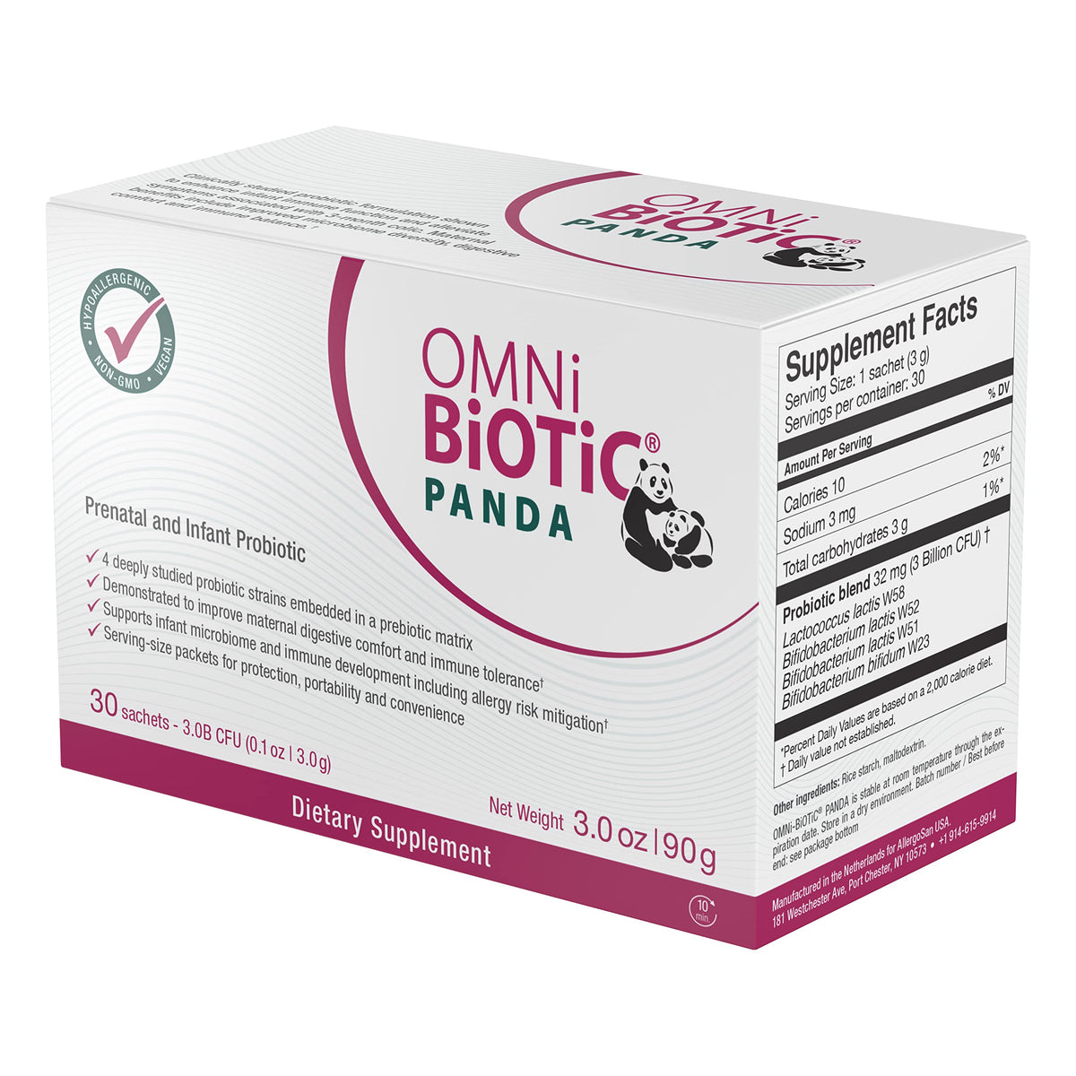 OMNi BiOTiC Panda Poudre Probiotique avec cuillère doseuse