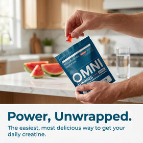 Omni Gummies de Créatine pastèque, boîte ouverte
