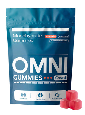 Omni Gummies de Créatine pastèque, vue de face