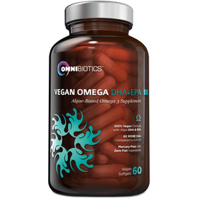 OmniBiotics Omega-3 Vegan DHA EPA 60 capsules vue de face