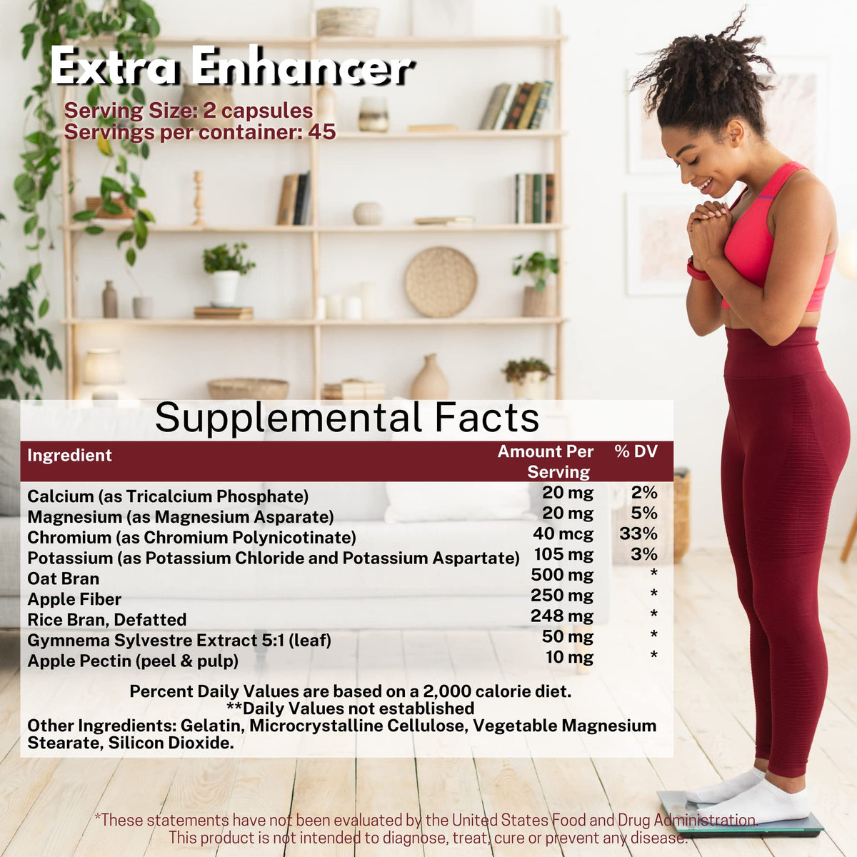 Omnitrition OmniTrim Extra 90 capsules avec vue de dos