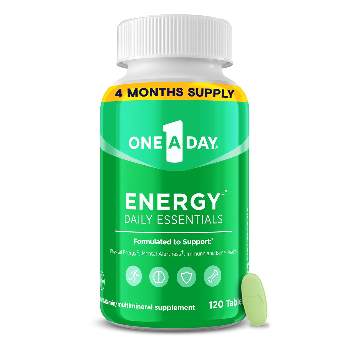 ONE A DAY Multivitamine Énergie 120 comprimés, vue de face