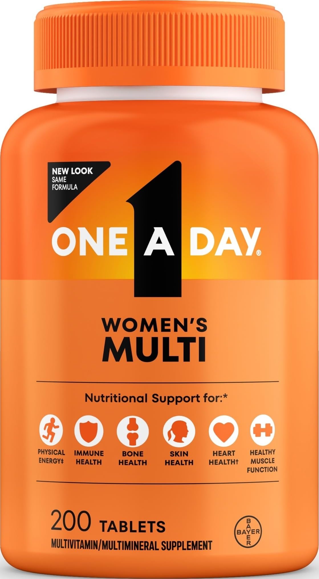 ONE A DAY Multivitamines Femmes 200 comprimés, vue de face