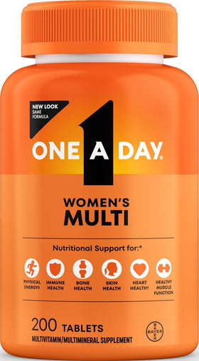 ONE A DAY Multivitamines Femmes 200 comprimés, vue de face