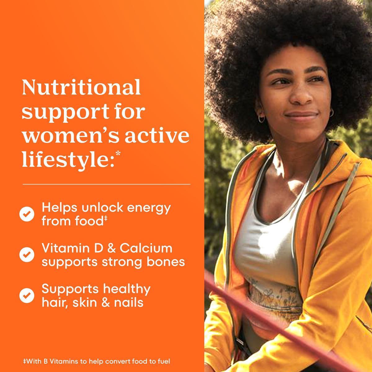 ONE A DAY Multivitamines Femmes, vue de côté de l'emballage