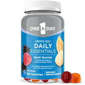 ONE A DAY Multivitamines Gummy 50+ 120 Gummies Saveurs Fruits vue de face