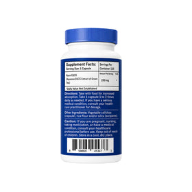 One Planet Nutrition Nano EGCG Capsules 250 mg arrière de la boîte