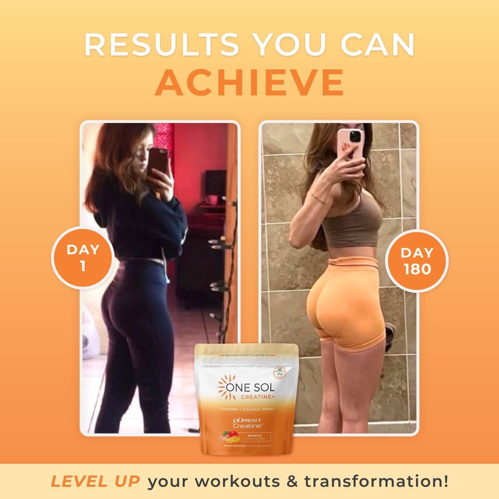 One Sol Créatine pour Femmes 60 Servings sur une table de gym