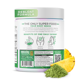 One Sol Poudre Super Greens 340g en utilisation quotidienne