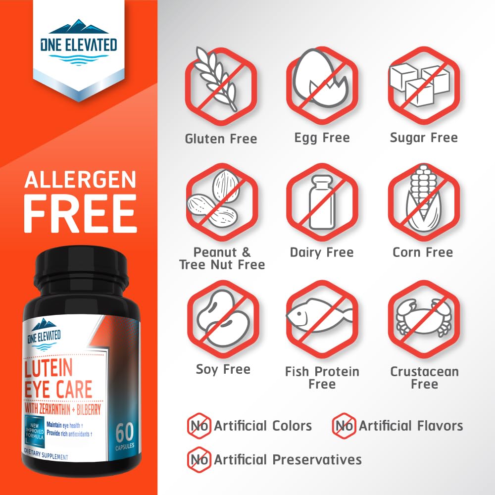 One support Complément Alimentaire Luteine 60 Capsules sur une table