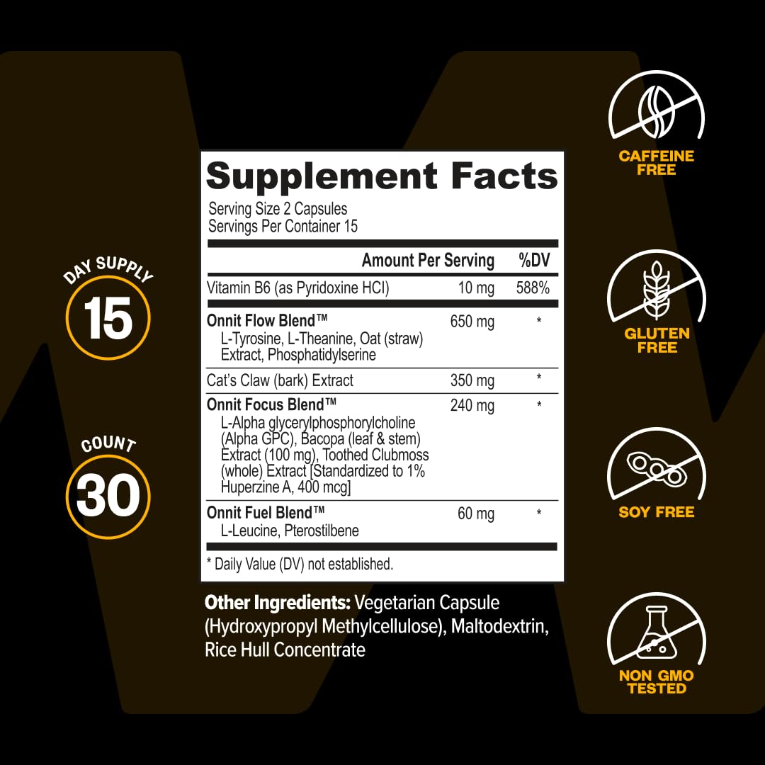 ONNIT Alpha Brain en contexte d'utilisation quotidienne
